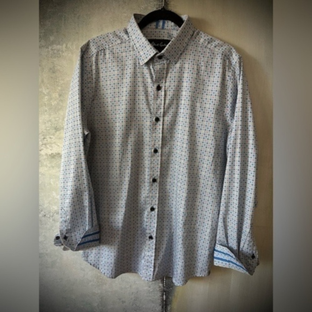 Robert Graham Jacquard Button Shirt, M